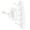 Energetic Lighting 6-inch Round Recessed Downlight, 15 Watts, EzCCT, CRI 90, Wet Location, 6PK E3DL6B-92750 - alternate 1